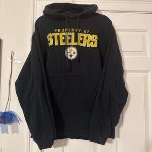 Reebok Black Steelers Hoodie Sweater